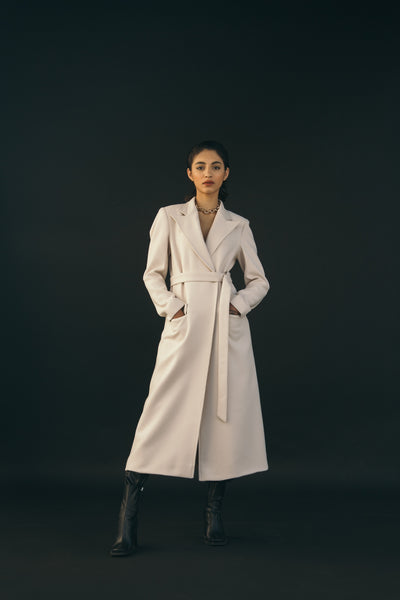 Champagne Long Coat